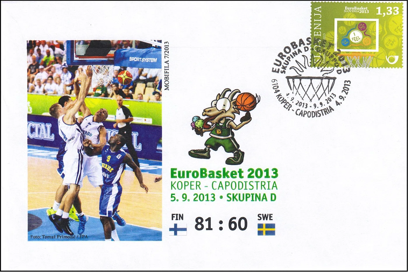 EUROBASKET 2013 SKUPINA D - GRUPPO D